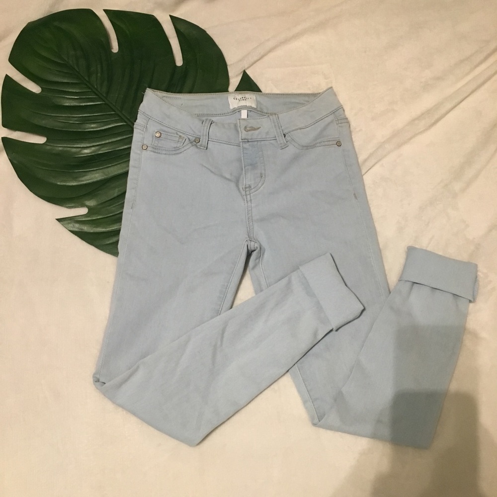 Light Wash Skinny Jeans